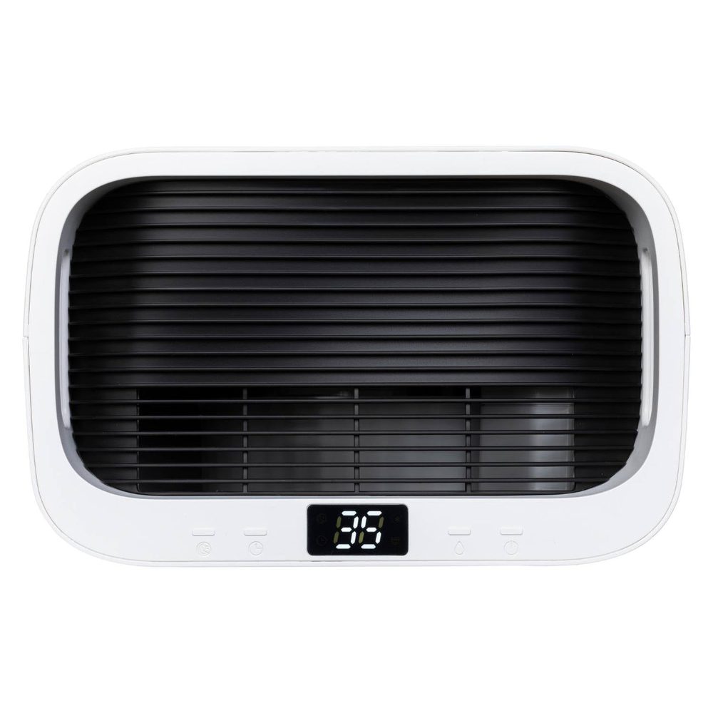 eeese Hugo set lige ovenfra med luftudtag og display